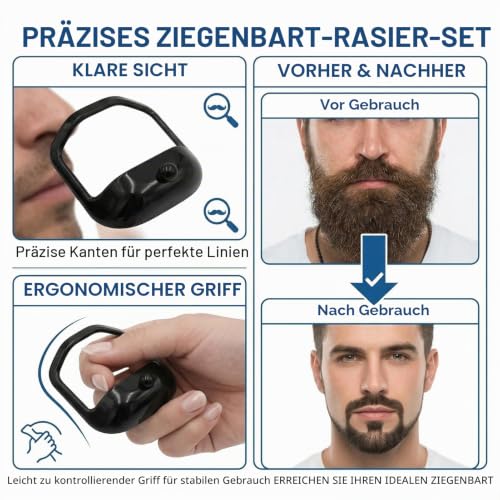 5 Stück Werkzeug Bart Styling-Schablone,Bart Schablone,Bartschablone Herren,Beard Shaper,Bartkamm-Set,Schwarz,Für Männer Rasierhilfsmittel Zubehör Für Bartkonturfür Bartkamm Styling Tool Bartpflege,