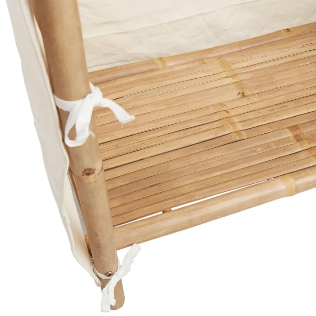 vidaXL Armadio 110x45x170 cm in bambù, Armadio in bambù, armadietto portaoggetti, credenza, Mobile portaoggetti, Guardaroba