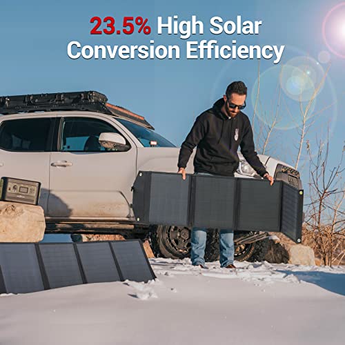 Rockpals Foldable Solar Panel 60W Sp002 Portable Solar Panel Charger For Jackery/Bluetti/Ecoflow/Flashfish Power Station, Ip65 Waterproof Solar Panel With Qc3.0,Usb-C For Camp/Rv/Off Grid/Phone/Tablet #TOP3