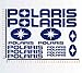 Kit Adesivi Stickers Compatibile Polaris Scrambler Sportsman Magnum Trail Boss 330 4X4 2X4 Decal Scegli Colore cod. 1249 (049 Blu Royal)