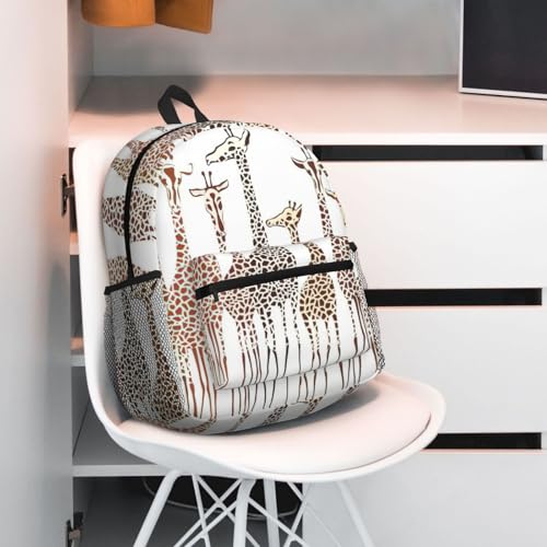 Sac à dos classique basique de voyage imperméable girafes
