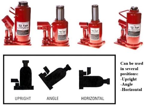 Hit Tools 20-BJ5H 5-Ton Heavy Duty Hydraulic Bottle Jacks
