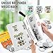 VEVOR Button Maker Machine, 75 mm (3 inch) Badge Punch Press Kit, Children DIY Gifts Pin Maker, Button Making Supplies with 500pcs Button Parts & Circle Cutter & Magic Book