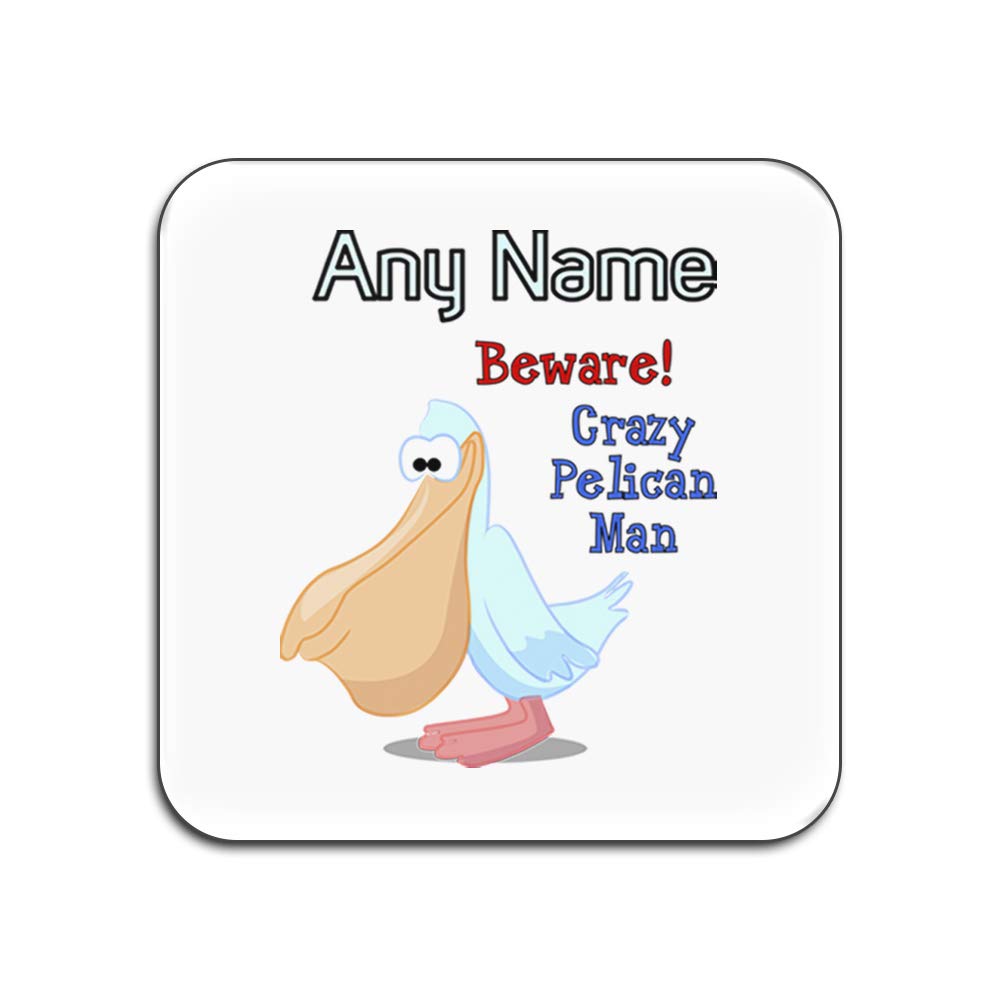 Dessous-de-verre Crazy Pelican Man pour animer vos apéritifs entre amis et cafés
