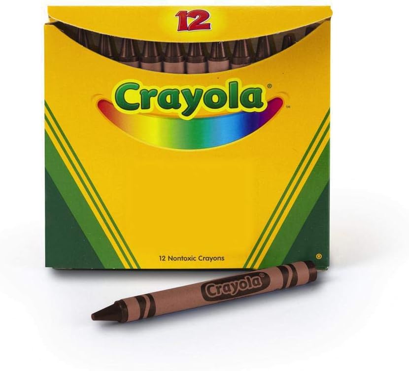 Crayola Bulk Crayons, Brown, 12/box Everything Else