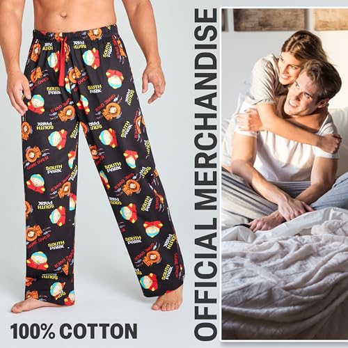 South Park Mens Pajama Bottoms, Comfy Cotton Lounge Pants, PJ Pants With Drawstring Pockets - Gifts for Him3