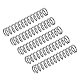 QUARKZMAN 5Stk Druckfeder 304 Edelstahl Druckfedern Feder Federn Zugfeder Zugfedern Spiralfeder Spiralfedern Sprungfeder Stahlfeder 5mm AD 0.8mm Draht Größe 30mm Frei Länge Silberton