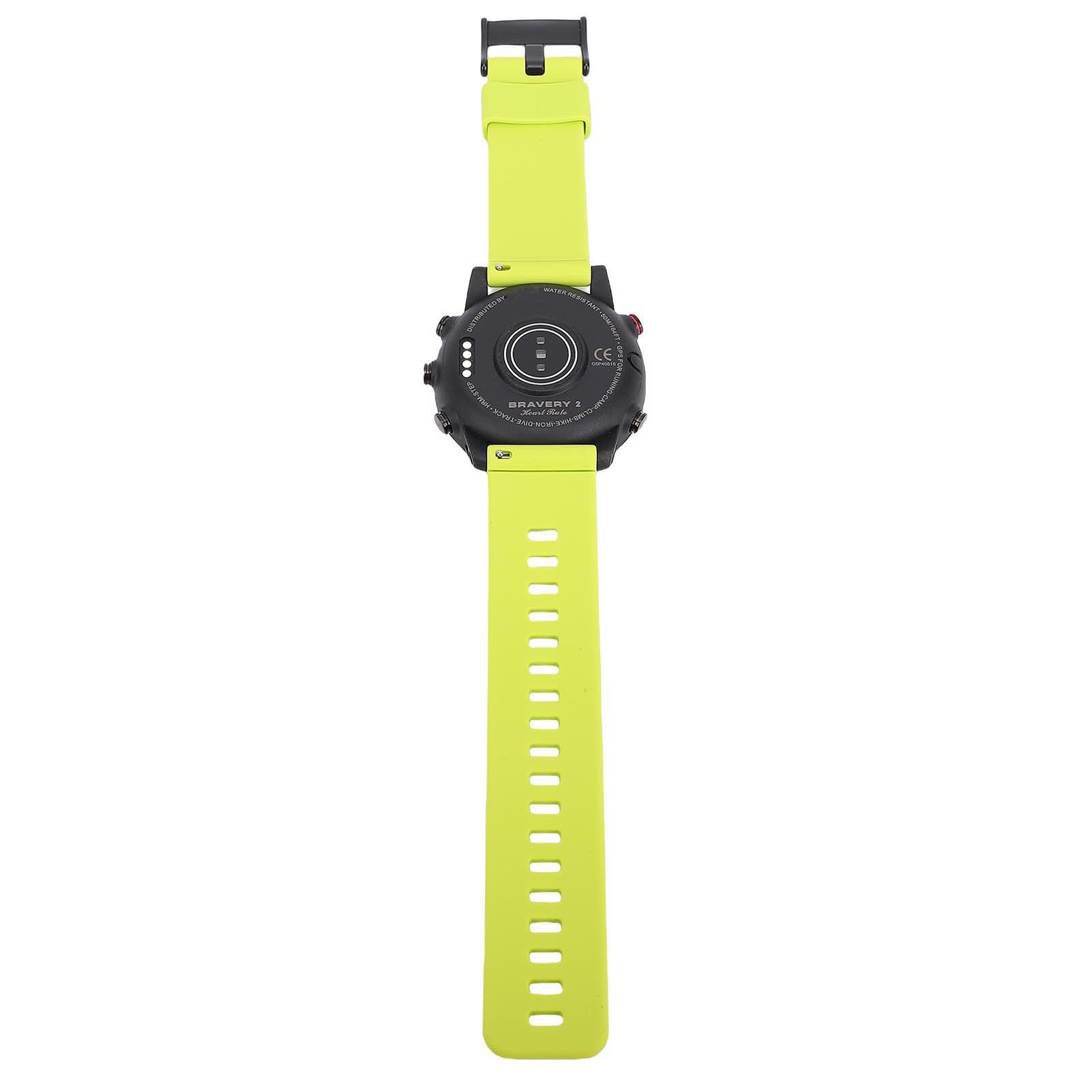 POENVFPO Smart Watch da Uomo, Orologio Subacqueo con Sensore di profondità e Barometro, Batteria da 320 MAh, Notifiche di Chiamate e Messaggi, con Cassa in Lega Ti e Cinturino in
