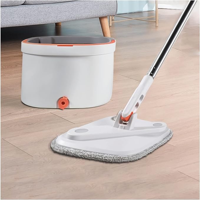 BLURISM Self Cleaning Dry/Wet Floor Mop with Wringer | Spin Mop and Bucket Floor Cleaning Set with 2 Mop Pads Refills | Hand-Free Floor Cleaning Mop for Hardwood, Wood, Laminate, Tile (B0D7SNG81S) Amazon Price History, Amazon Price Tracker