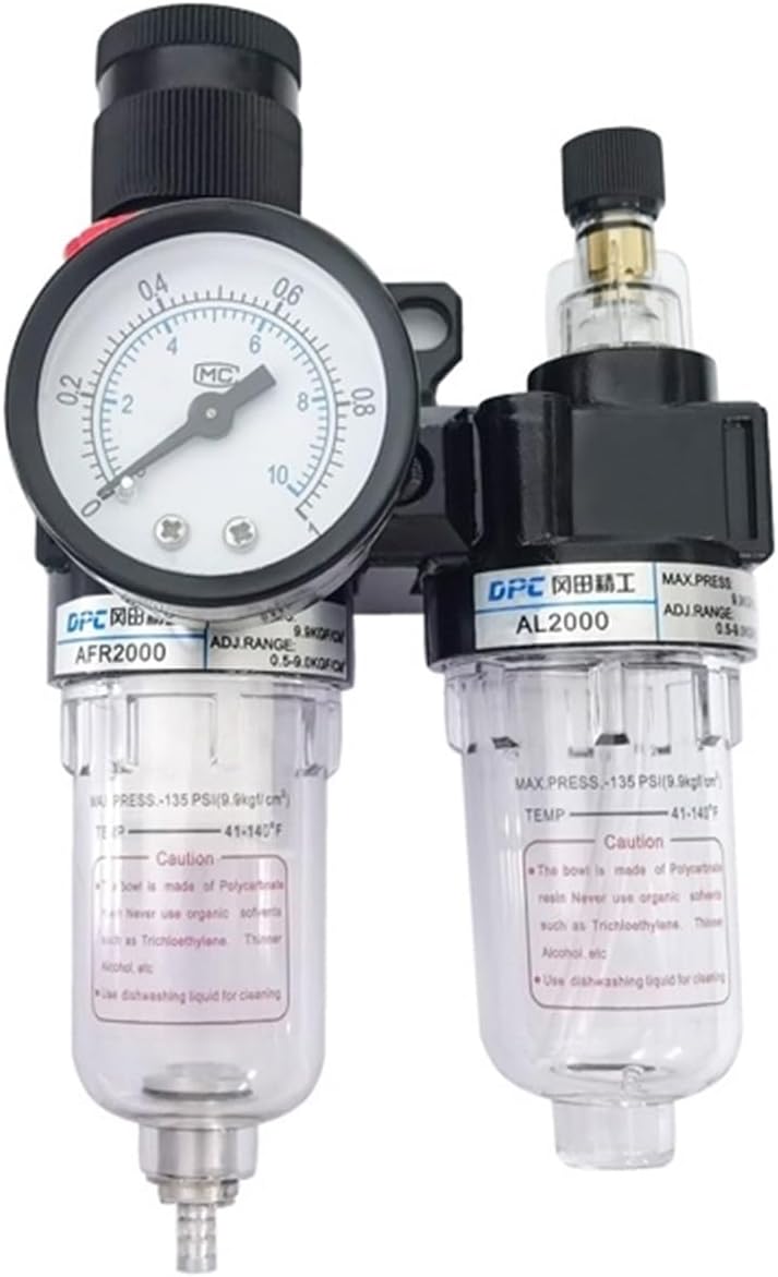 Preparation Units AFC2000 Port Air Treatment Compressor Filter Pressure Regulator Combination Lubricator Oil Separator(AFC2000 PC4-02)