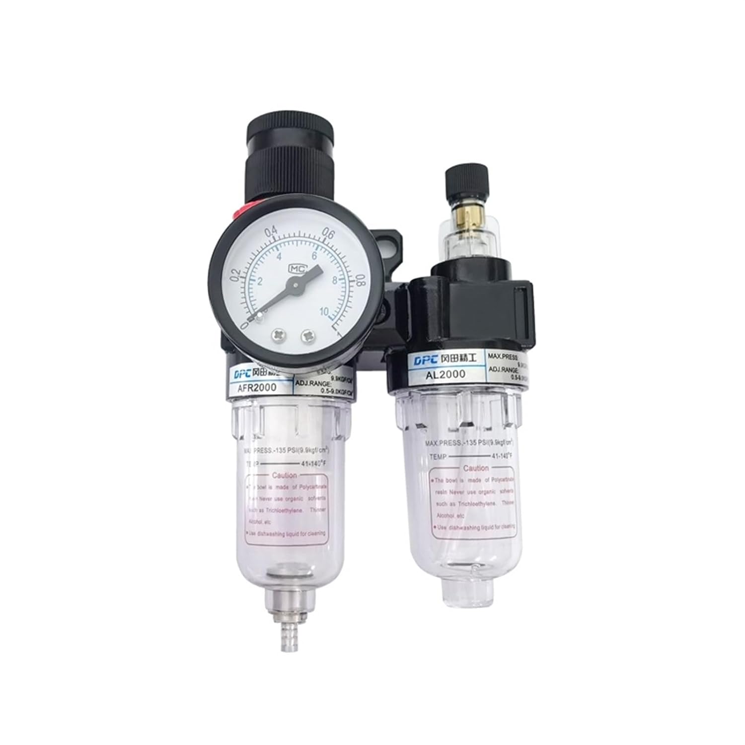 Preparation Units AFC2000 Port Air Treatment Compressor Filter Pressure Regulator Combination Lubricator Oil Separator(AFC2000)