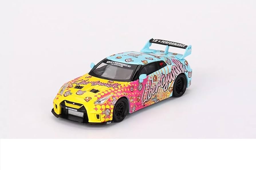 ミニカー minigt / 1/64 LB-SilhouetteWORKS 35GT-RR Amazon.com: 35GT-RR Ver.1 LB-Silhouette Works GT Light Blue