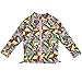 SwimZip Girl UPF 50+ Long Sleeve Rash Guard Swim Shirt | 18-24 Month/Butterfly