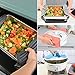 Smithcraft Silicone Trivets for Hot Dishes, Pots and Pans, Hot Pads for Kitchen, Heat Resistant Mat Quartz Countertops, Silicone Mats for Kitchen Counter, Table Pot Holders Trivet mat Set 2 Dark Grey