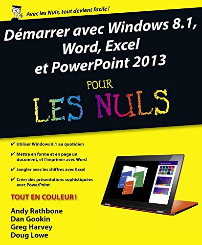 Télécharger Démarrer avec Windows 8.1, Word, Excel et PowerPoint 2013 Pour les Nuls livre En ligne