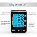 JOOPHYS Blood Pressure Monitor Upper Arm, 9-17'' & 13-21'' Extra Large XL Cuffs, Clinical Accurate BP Machine for Home Use, Large LCD Screen with Date & Time, 4 AAA Batteries Included (L Cuff)