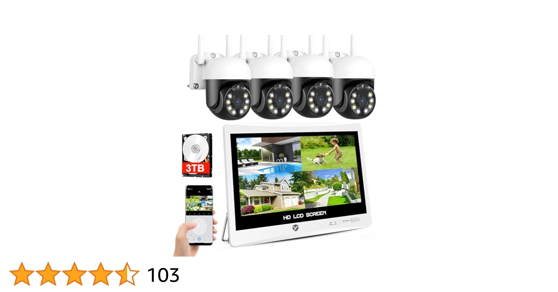 【500万画素・自動追跡機能】 YESKAMO 防犯カメラ 屋外 ワイヤレス 3 Amazon.co.jp: 【500万画素・自動追跡機能】 YESKAMOO 防犯