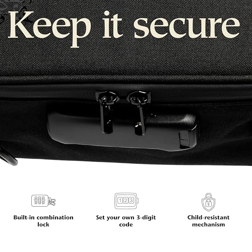 COAST ANGELS Geruchsdichte Tasche mit Schloss – Geruchsdichte Box und Abschließbare Tasche mit Zahlenschloss für Zuhause, Reisen und Geschenke