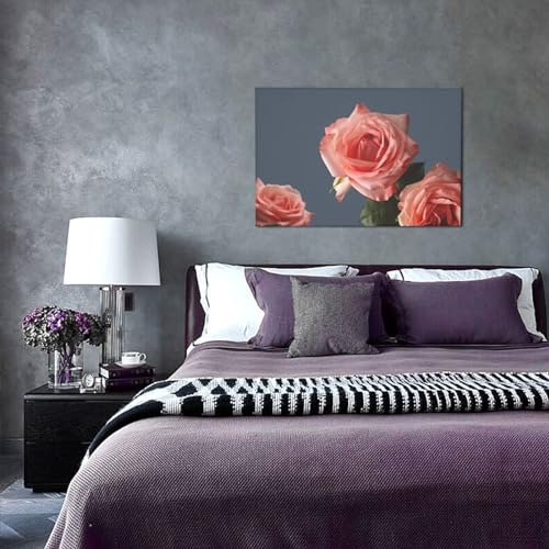 Impression sur toile YoupO Rose2 pour sublimer votre chambre - 5