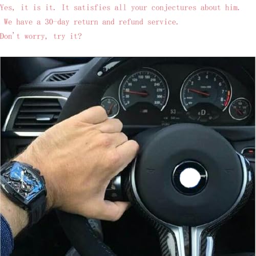 Image of 45mm Blue White Steer-ing Wh-EEL Emblem Replacement - Universal Compatible with X3 X5 X6 3 /5 /7 Series | Durable Aluminum with Adhesive Backing | Compatible with E30 E46 E39 E60 F30 G20