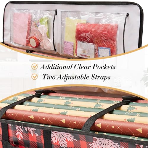 Organizador de papel de regalo para ordenar el sótano el garaje o el dormitorio 7