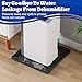 Wintcomfort Dehumidifier Mat for Home Dehumidifiers, Large Dehumidifier Drain Pan Prevent Leaks, Waterproof Silicone De humidifier Drain Tray Protect From Appliance Leaks Water Spills, Black, 19