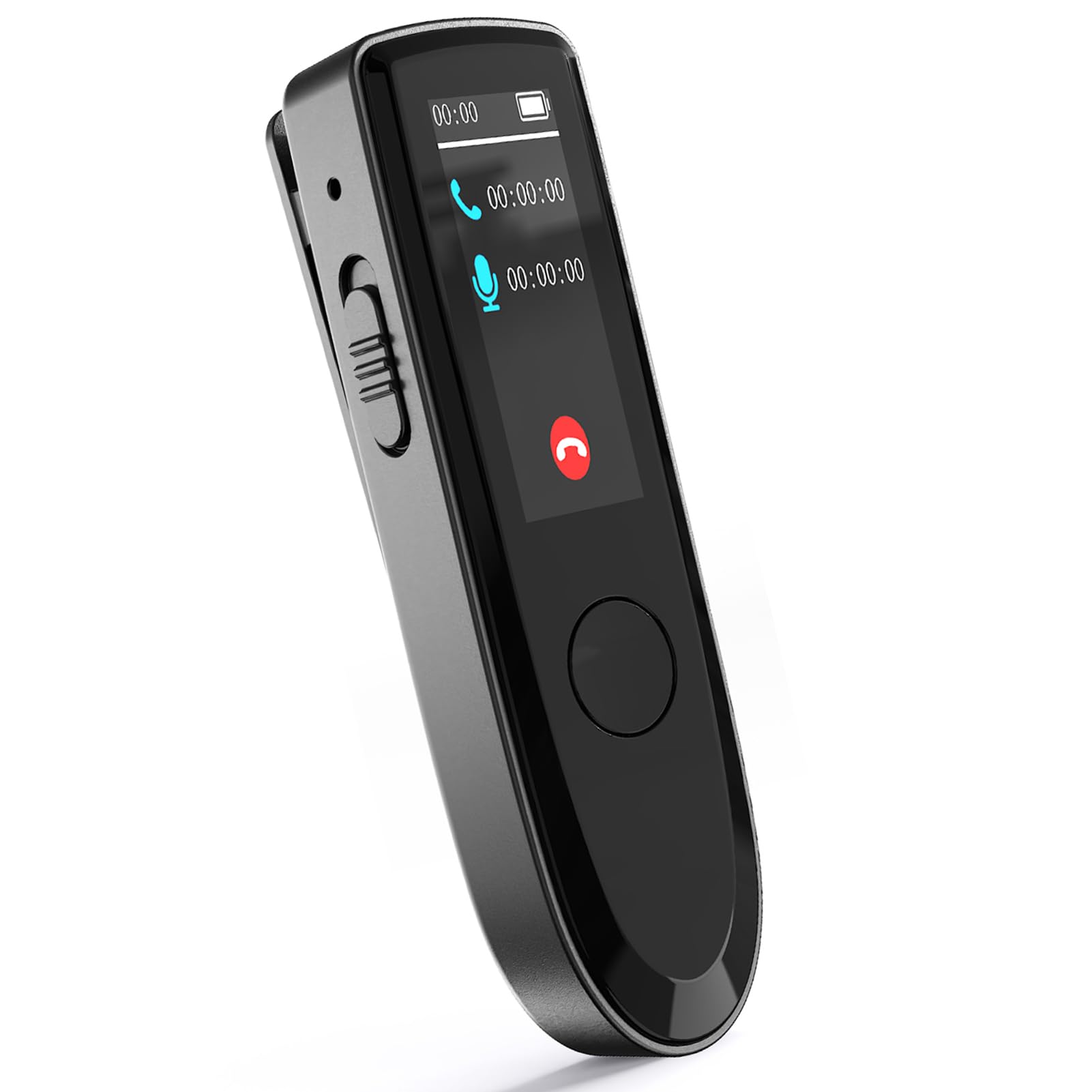 Gugxiom Voice Recorder, Portable Recorder with Bluetooth Call Recording and Back Clip, Digital Voice Recording Device for Meetings, Lectures and Daily Use (32G)