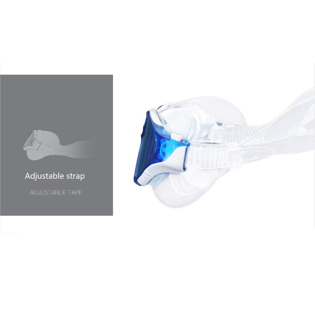 Occhialini da Nuoto - Occhiali antiappannamento con Protezione antiappannamento con Protezione UV Occhiali da Nuoto in Silicone Morbido(3-Pack)