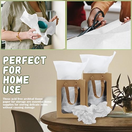 Rykomo RY-CJ-002 200 Sheets 15 X 20 Inch Acid Free Archival Tissue Paper thumb #4