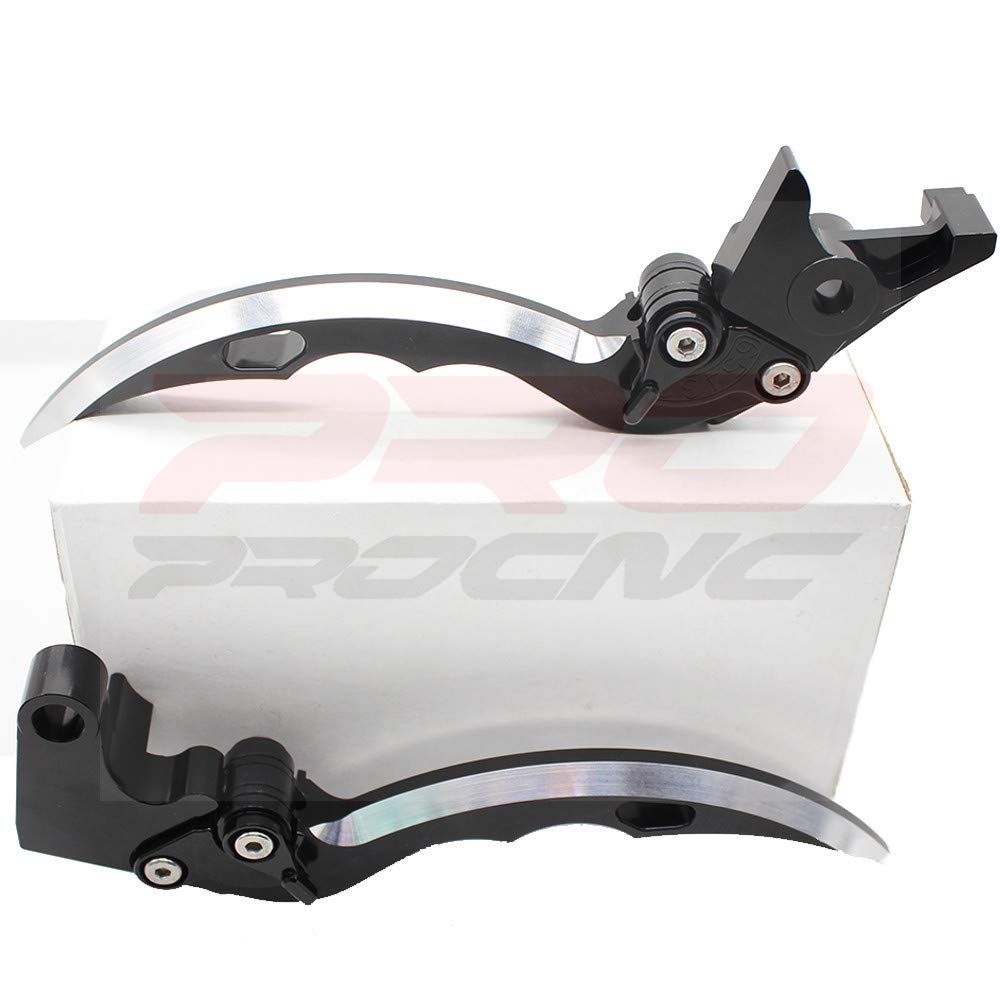 S SYUU Motorcycle Brake Clutch Levers - Black Aluminum Replacement For Victory Models 2010-2015