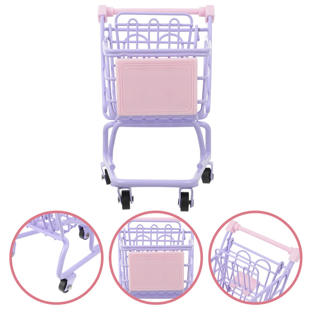 Amazon.com: Toddmomy 1pcs Mini Supermarket Handcart,Mini Metal
