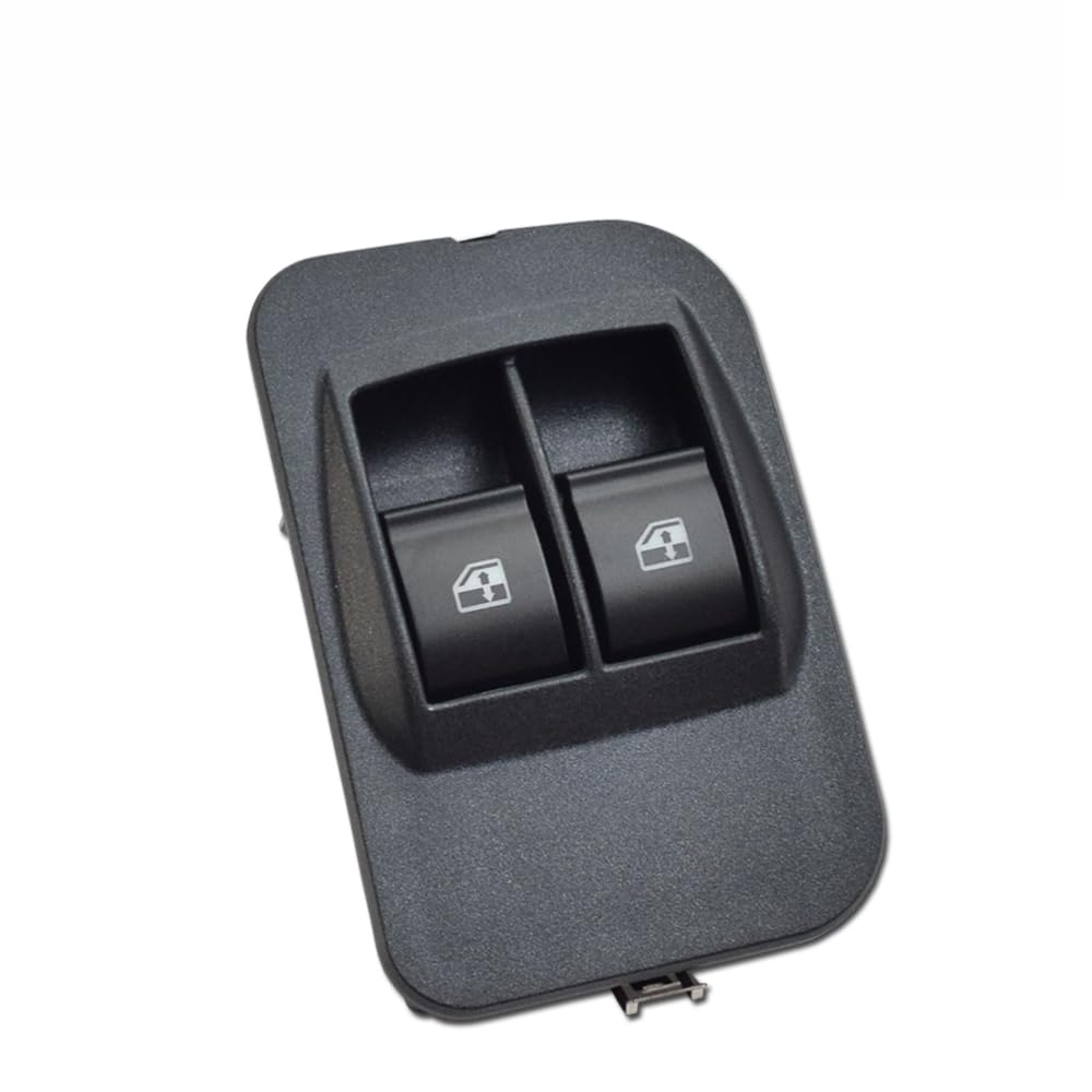735518655 Interruptor del elevalunas delantero izquierdo para Citroen Nemo para Peugeot Bipper para Fiat Doblo Qubo Fiorino 735461275 (Delantero Izquierdo) | Para Citroen Nemo Peugeot Bipper Fiat Doblo Qubo Fiorino, 735518655 (negro)