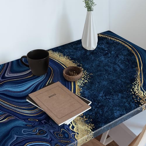 Papel autoadhesivo para cocina Wallfluent lavable e impermeable ondas de mármol 4