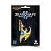 JINX Starcraft II: Wings of Liberty Protoss Sticker, Yellow, 2 Multi-Size Stickers