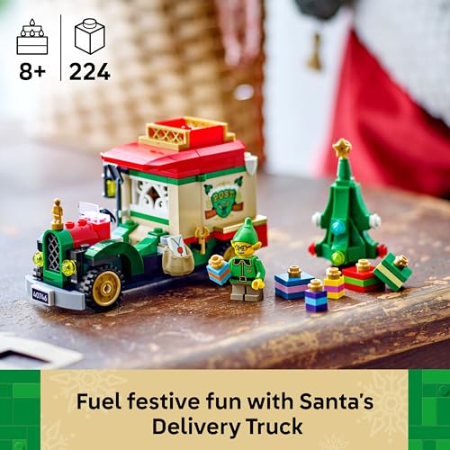 LEGO Santa's Delivery Truck Set with Elf Minifigure & Tree - Image 3
