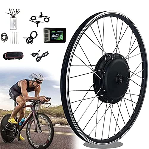 【Display LCD】 Aggiorna il kit di conversione della bici elettrica con il display LCD nel kit di conversione. Mostra tutte le informazioni essenziali come la percentuale della batteria, la velocità, la distanza totale e singolo di viaggio, i livelli di ondazione, i livelli di PAS e i codici di errore per una più facile risoluzione dei problemi.