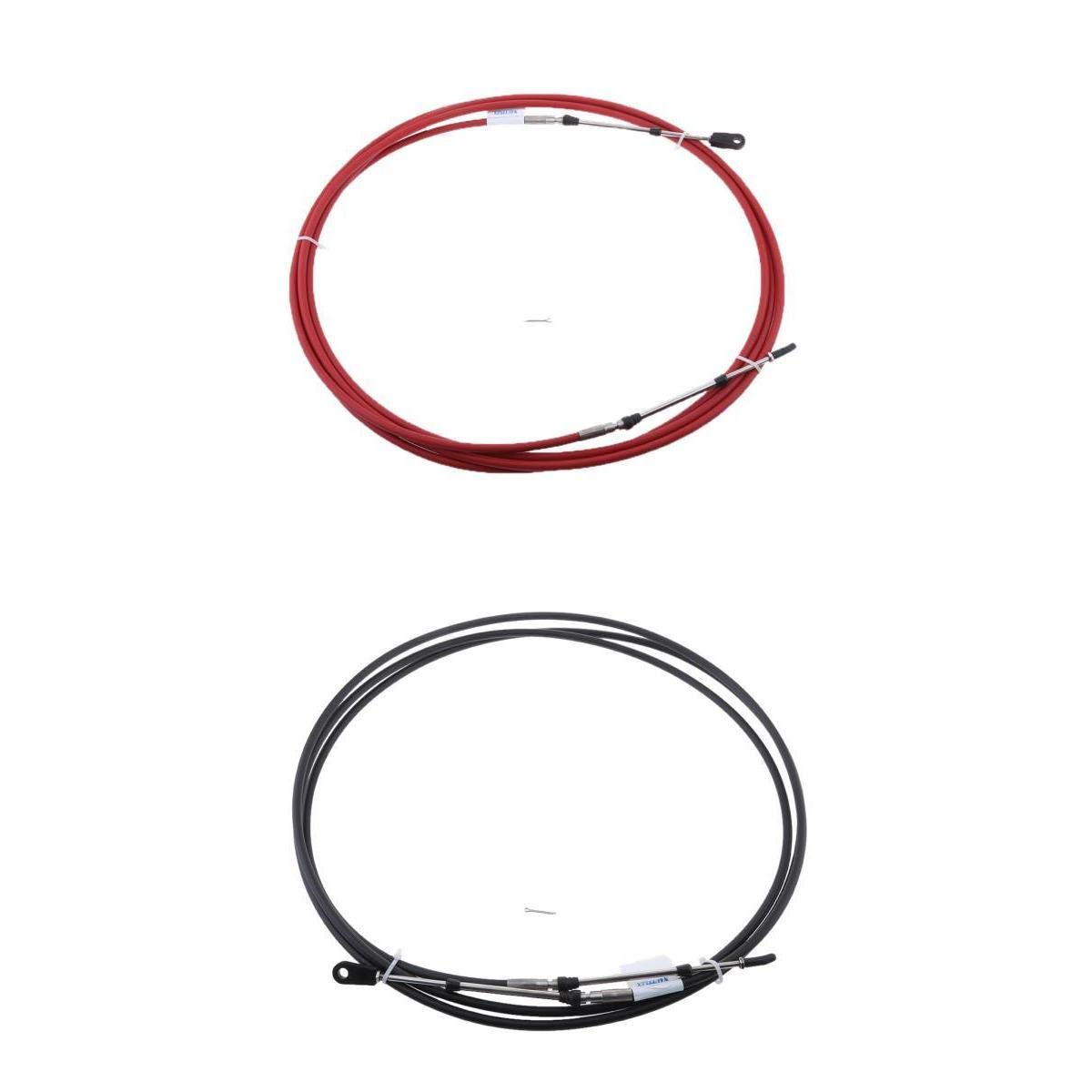 Universal Throttle Cable for Marine Boats Motor Control Lever 8 FT Black+Red | eBay Motors | Parts & Accessories | Boat Parts | Controls & Steering