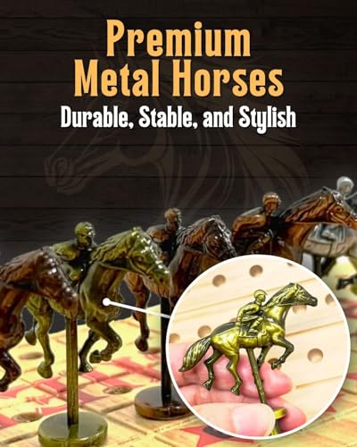 Juego de Mesa Horse Racing de 22 Pulgadas Plegable miniatura 6