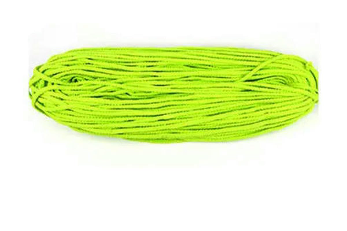 Lina makrama skręcony sznurek, kolorowa lina bawełniana 5 mm wielokolorowa 8-82 metry do rzemiosła, sznur prania, wiszące na ścianie, ogrodnictwo, dekoracja(Bgms Yg Green,5mm 82meter)
