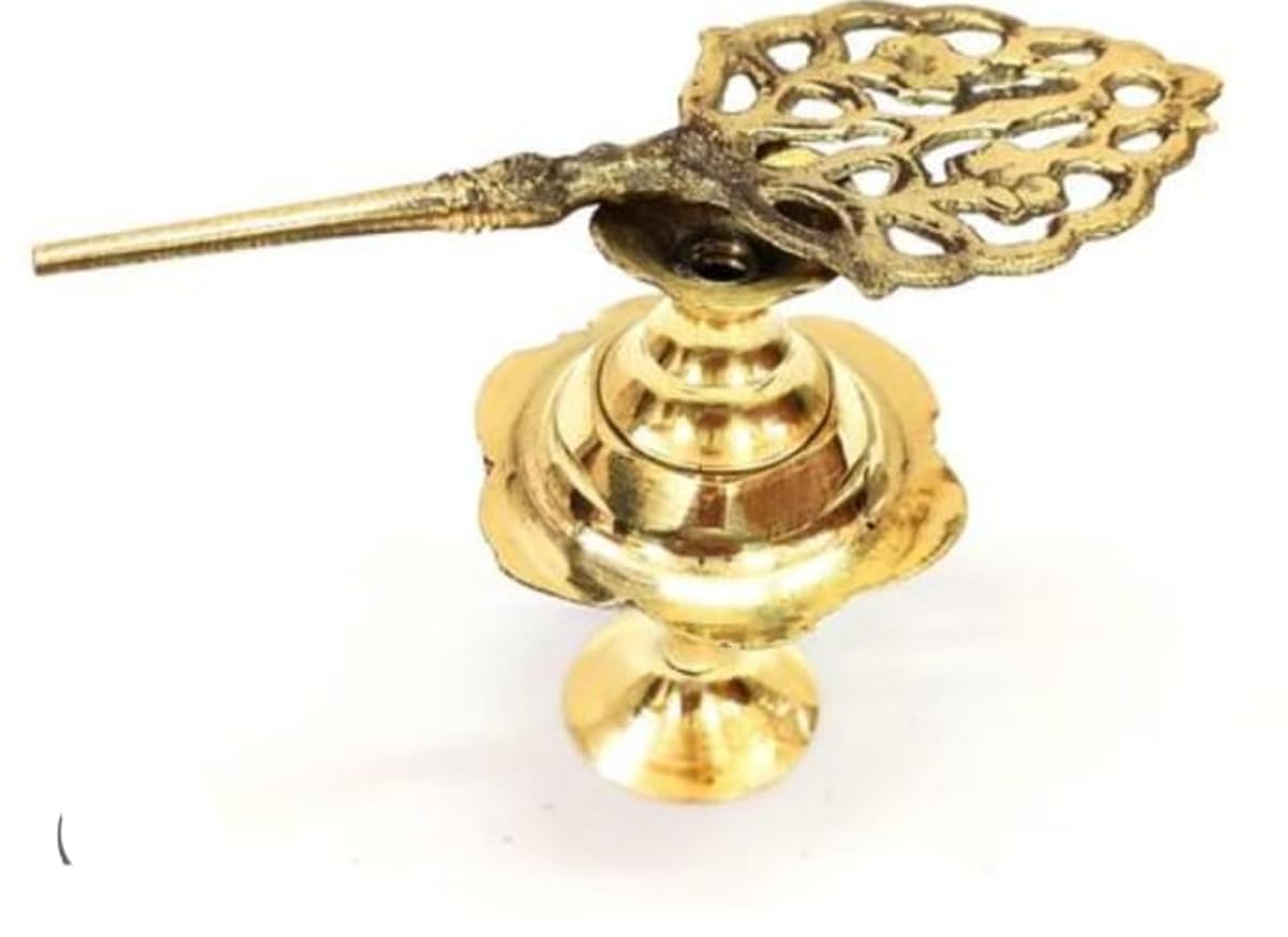 11cm Brass Surmedani Set for Eye Makeup – Traditional Handcrafted Kohl Holder with 1 Brass Container, 1 Refill Funnel & 2 Surma Packs – Elegant Refillable Metal Vial (Pack of 1)-picture-37