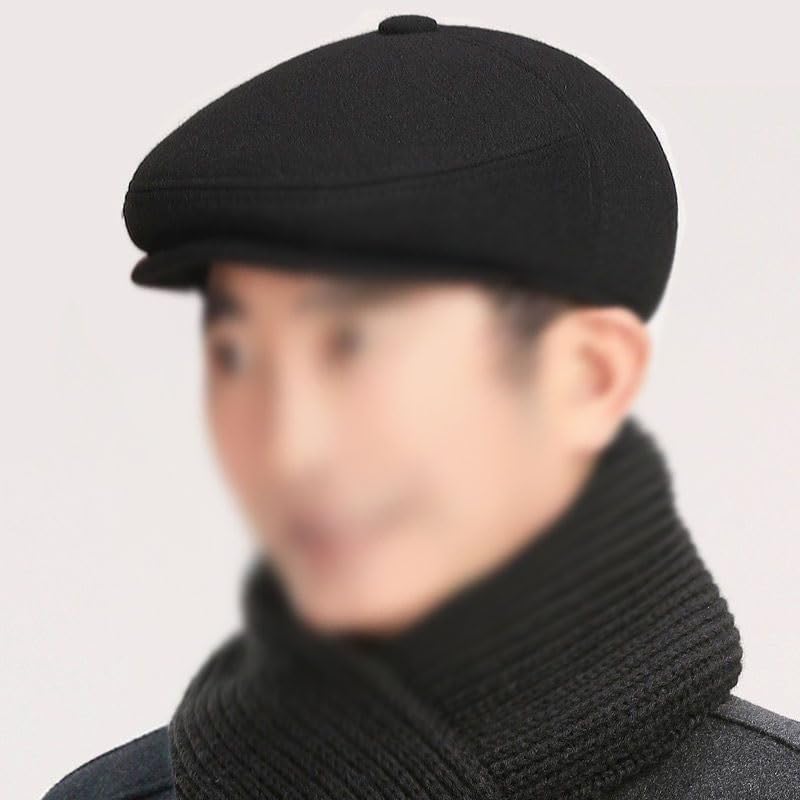Modern Style Winter Hat Men's Thick Duckbill fo Keep Warm Middle Aged Elderly Outdoor Warmth