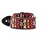 JIM DUNLOP Gitarrengurt Hendrix Woodstock, Nylon, Schwarz und Rot