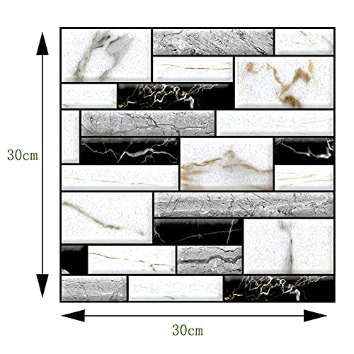 10 Pack 3D Brick Wall Stickers 3D Wall Panels Peel And Stick White Brick Wallpaper Pe Foam Self Adhesive Wallpaper Removable And Waterproof Art Wall Tiles For Bedroom Living Room Background Decor #TOP5