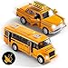 Produktbild Top Race TR-998 Druckguss Schulbus und Taxi Rückzugfunktion Batteriebetrieben mit Licht und Sound im Maßstab 1:32, 2 Stück, Gelb