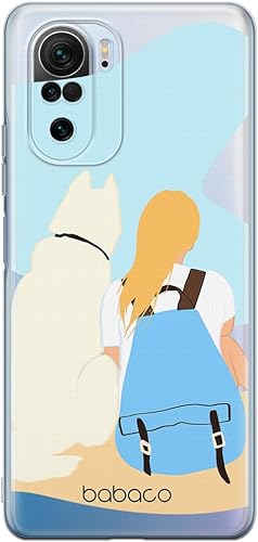 ERT Group - Carcasa para Xiaomi MI 11i/REDMI K40/K40 PRO/Poco F3/F3 PRO Original y con licencia oficial Pattern Dogs 003, parcialmente transparente