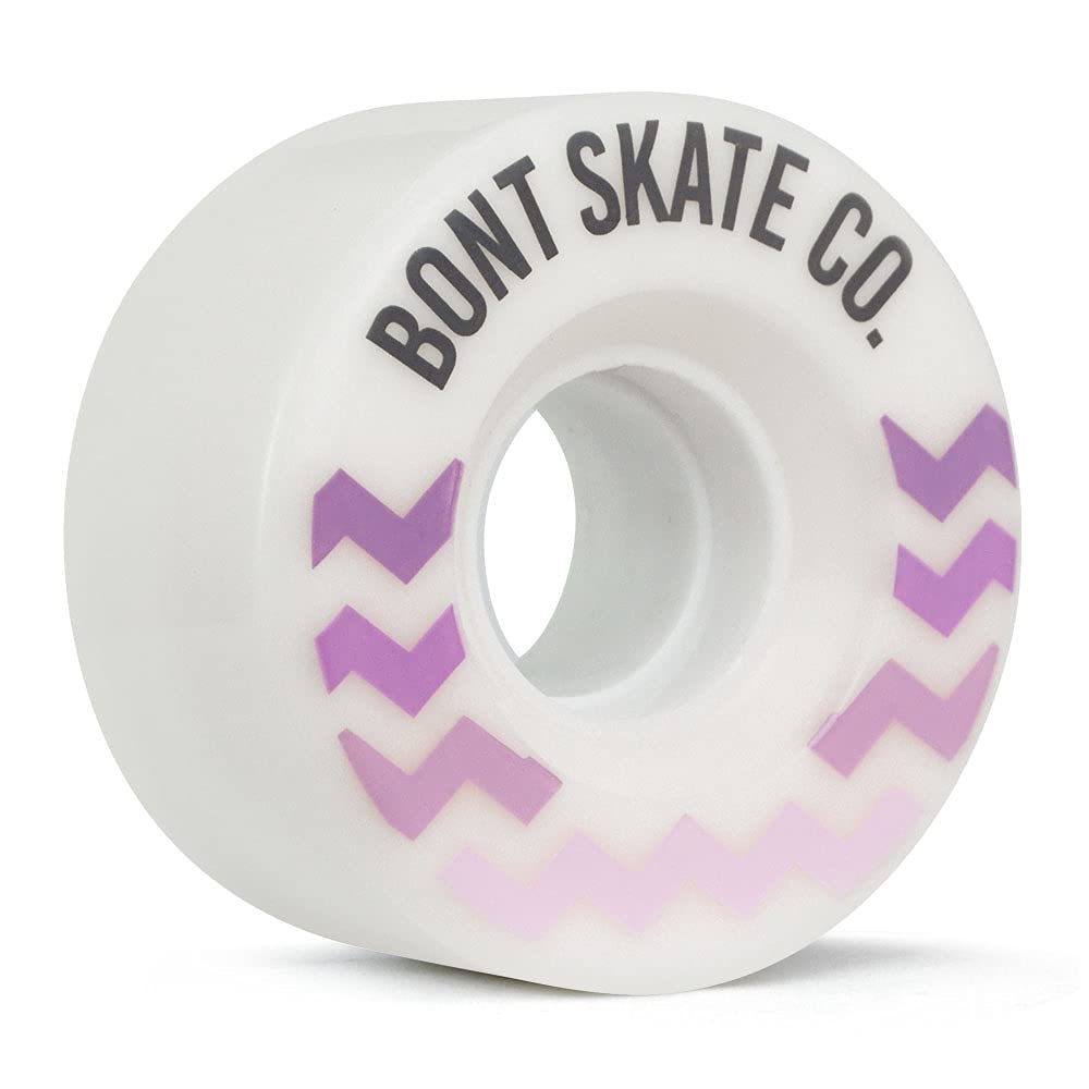 Atom Snap Indoor Outdoor Skate Wheels with Bionic Bearings 8mm Full Set of 8 - Blue