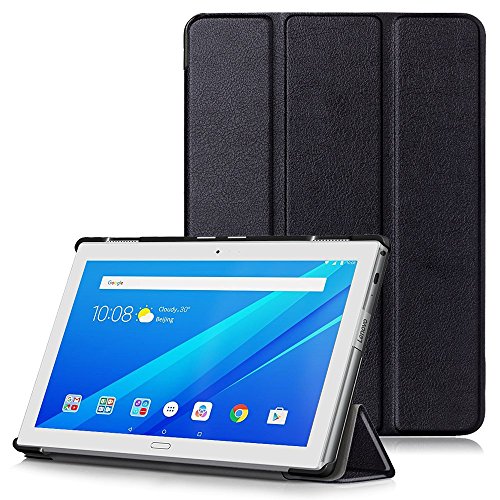 Lenovo Tab 4 10 Plus Funda - Carcasa Ultra Delgado y Ligero con Cubierta de Soporte y Función Auto-Sueño/Estela para Lenovo Tab 4 10 Plus (TB-X704F) Tablet de 10,1