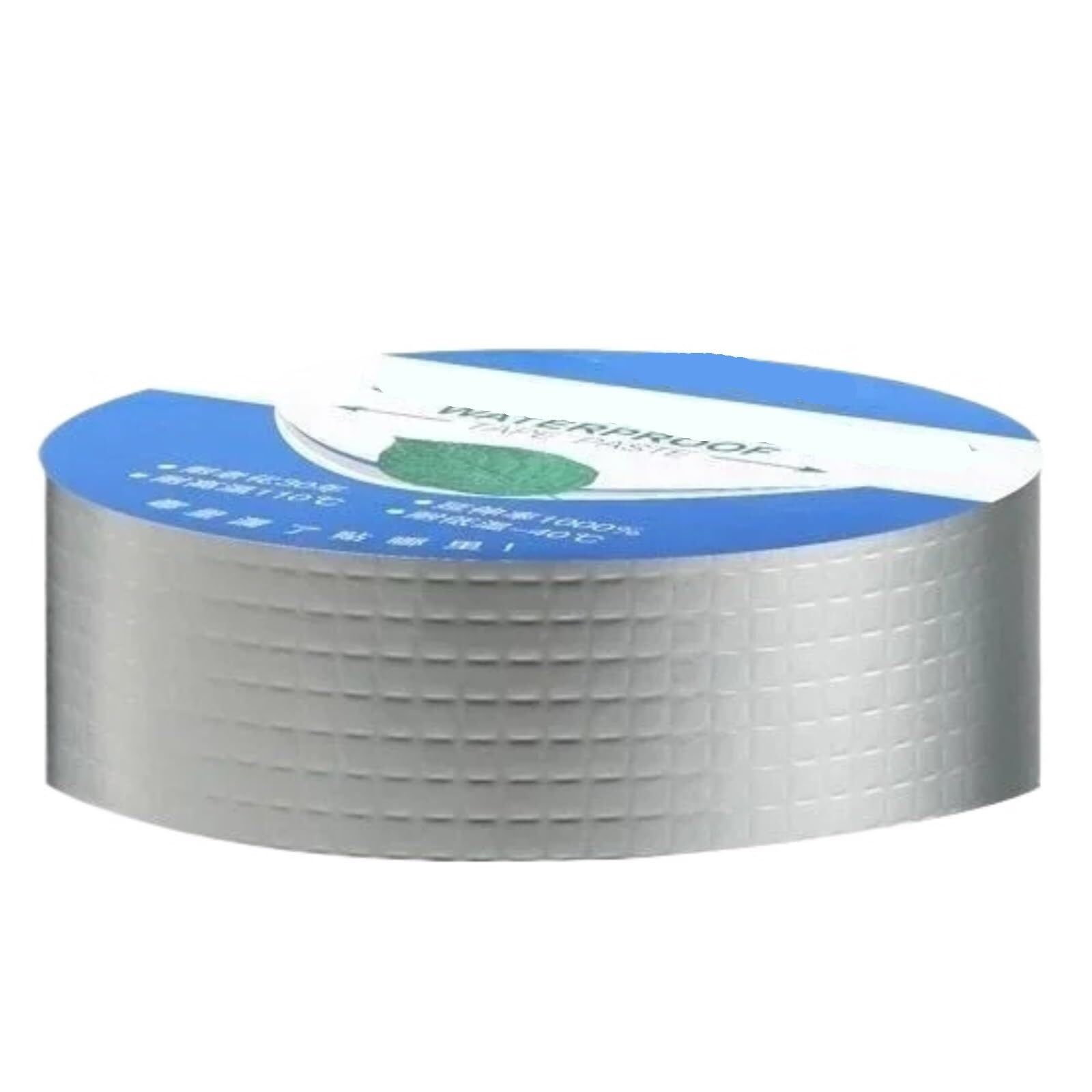 Nastro isolante in foglio di alluminio, Toppa for perdite con nastro butilico in foglio di alluminio argento, for tetti, finestre, camper, 5-20 cm x 1-10 m(15cm X 5m)