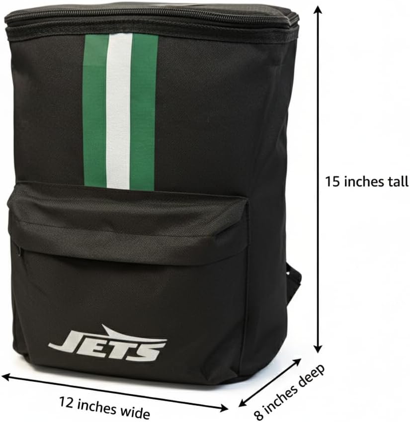 Cooler Backpack – Portable Soft Sided Ice Chest – Insulated Bag Holds 36 Cans - Football Gear – Show Your Team Spirit with Officially Licensed Fan Gear