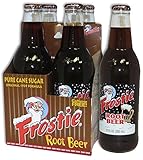 Frostie Soda 12 ounce Glass Bottles (Root Beer, 4)